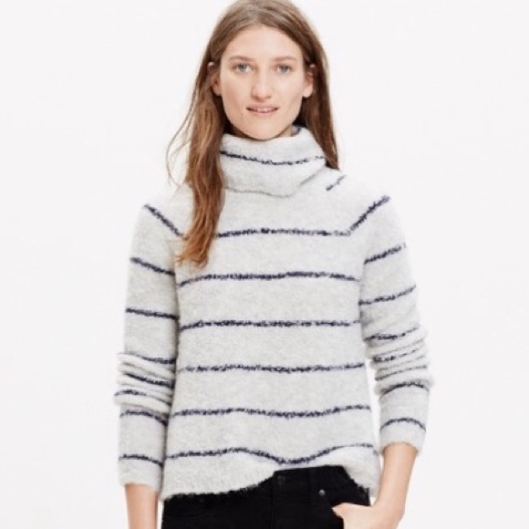 Madewell Sweaters - Madewell | Round Trip Turtleneck Sweater in Stripe